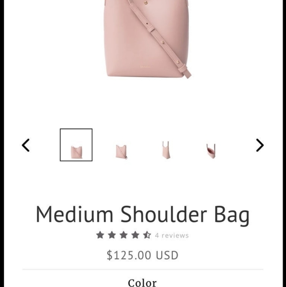 NWT Samara Shoulder Bag -Peony (100% Vegan Leather) - Picture 3 of 6